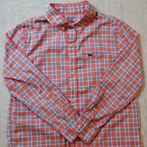 Vineyard Vines Boys Button Down - Performance Whale Shirt